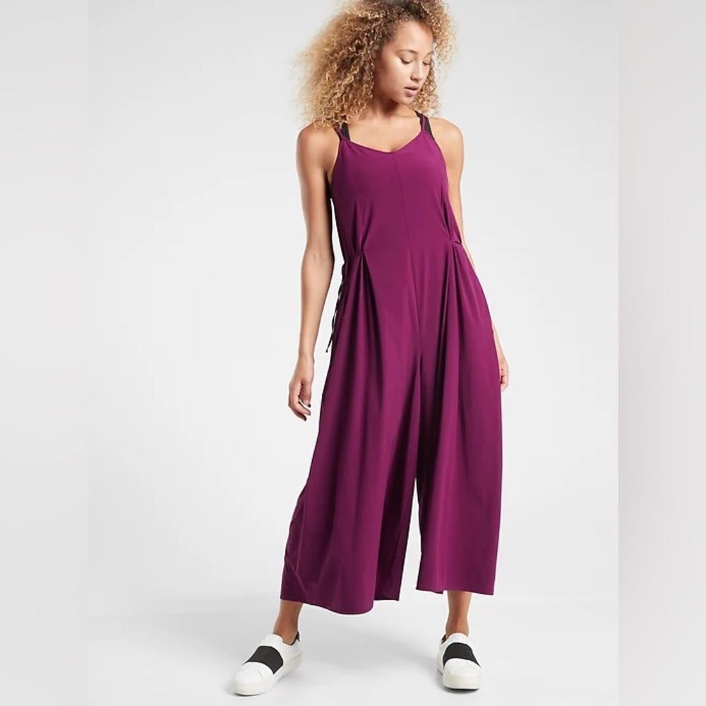Athleta Sayulita Jumpsuit in Velvet Plum - Picture 4 of 12